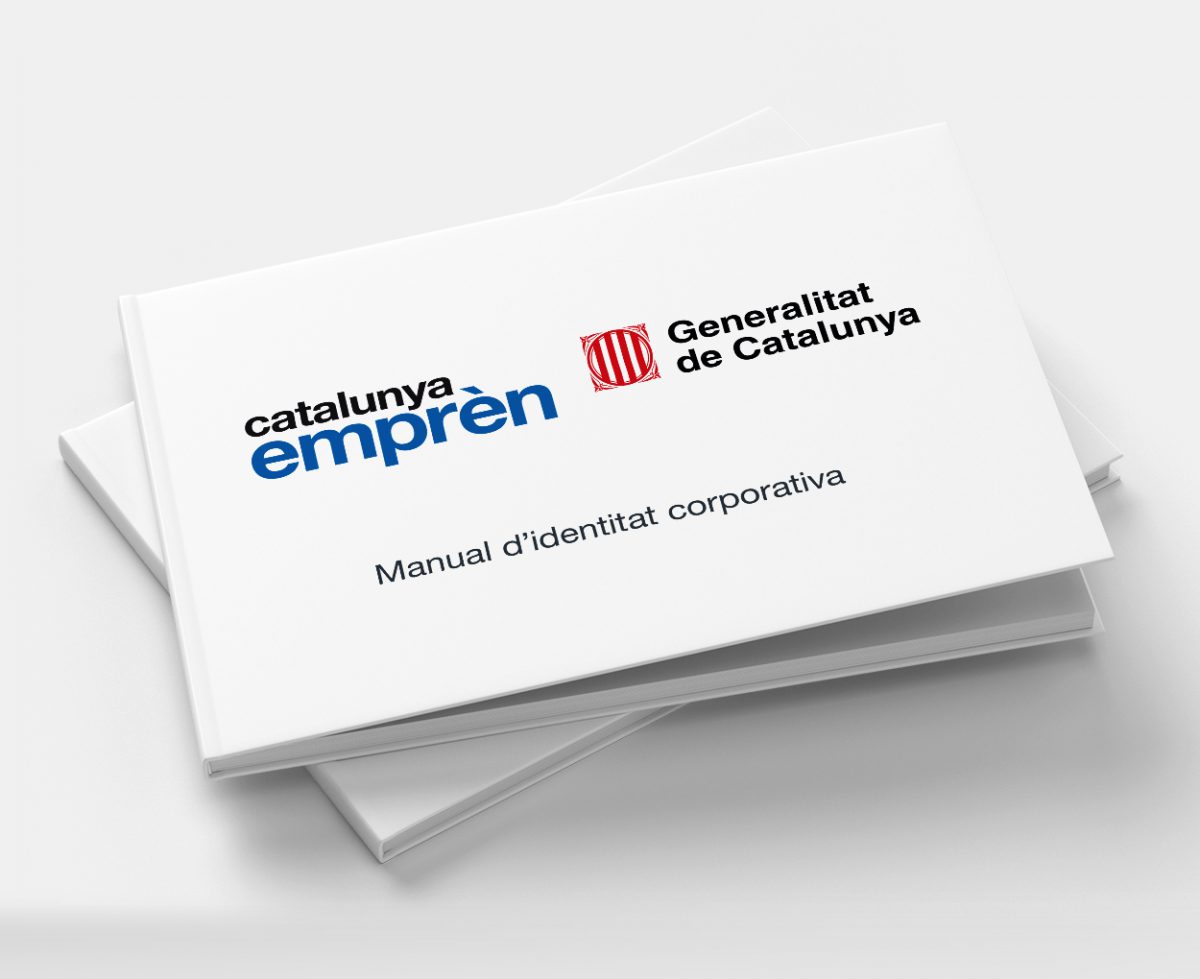 Manual de identidad corporativa para la marca de la Generalitat de Catalunya que representa a las empresas - Catalunya emprèn