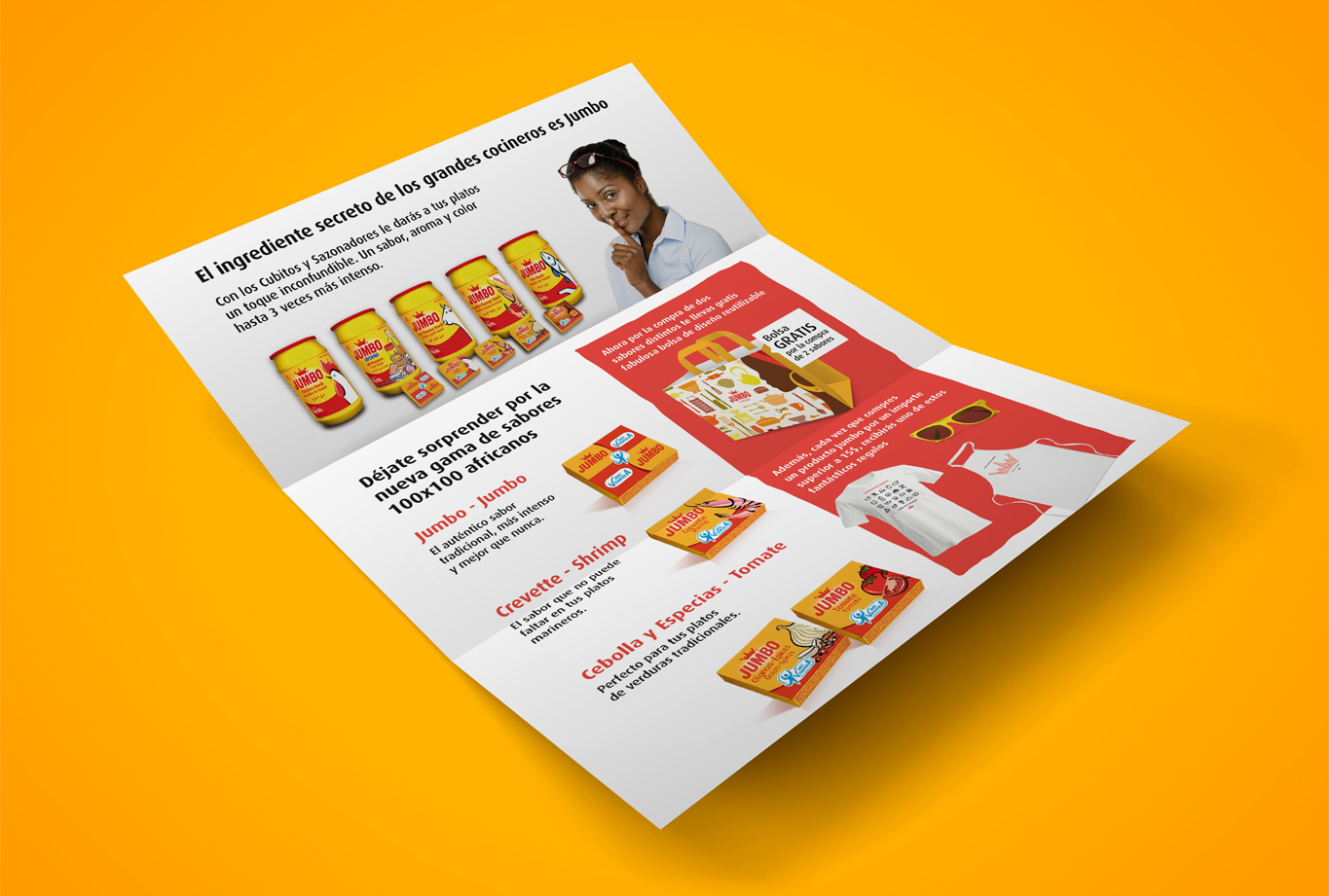 Flyer promo - Campaña de publicidad para la marca de alimentación Jumbo de GB Foods