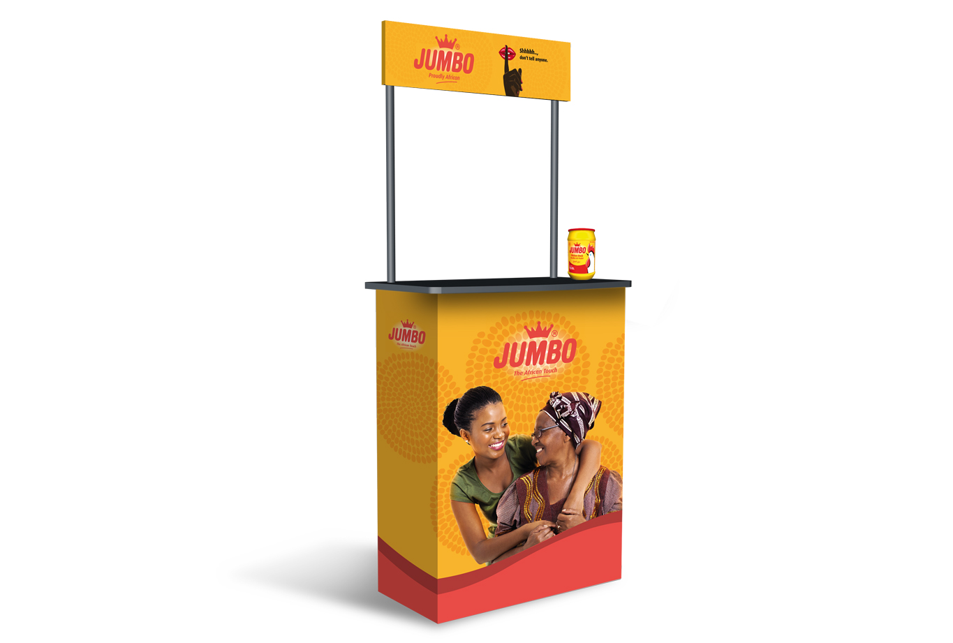 Stand - Campaña de publicidad para la marca de alimentación Jumbo de GB Foods