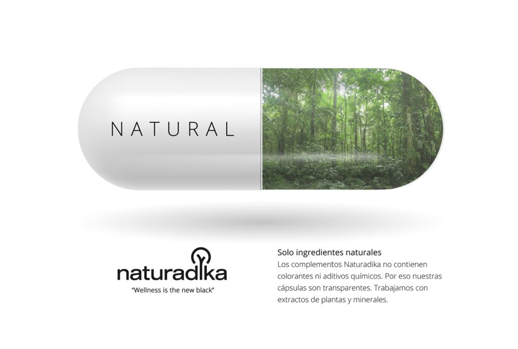 comunicación de la marca de complementos alimenticios y nutricosmética naturadika - Natural