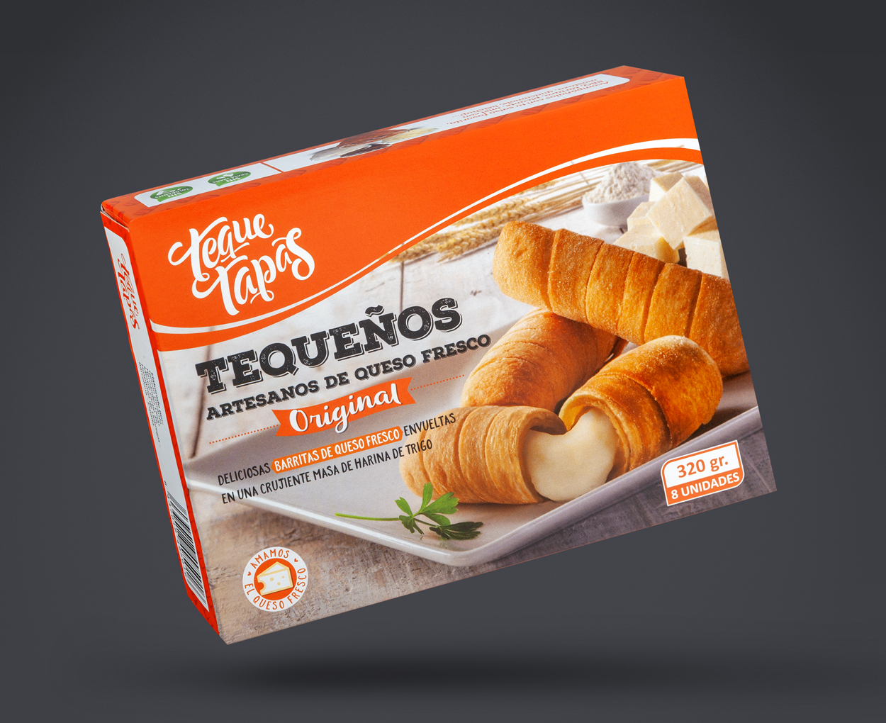 Branding, comunicación y packaging para la marca de alimentos latinos Teque Tapas