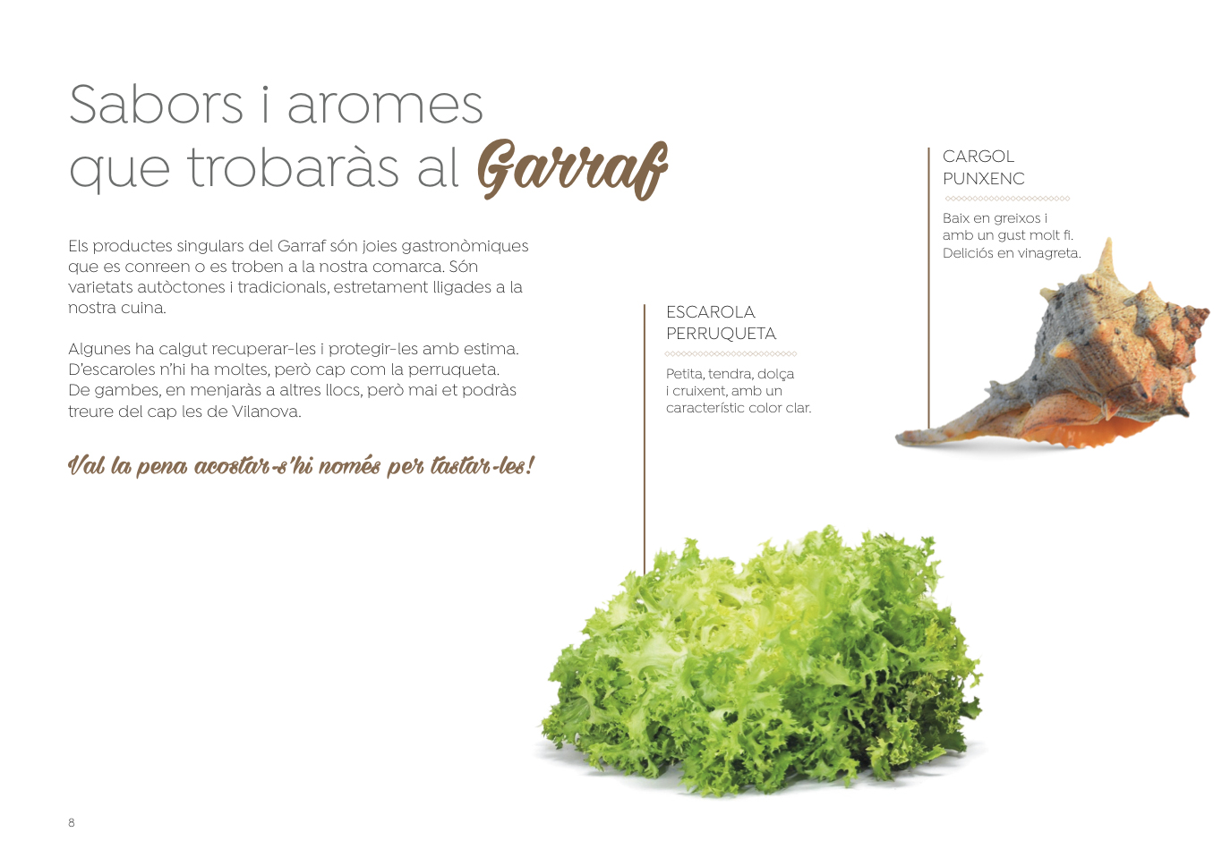 Catàleg de turisme gastronòmic Origen Garraf - Productes singulars