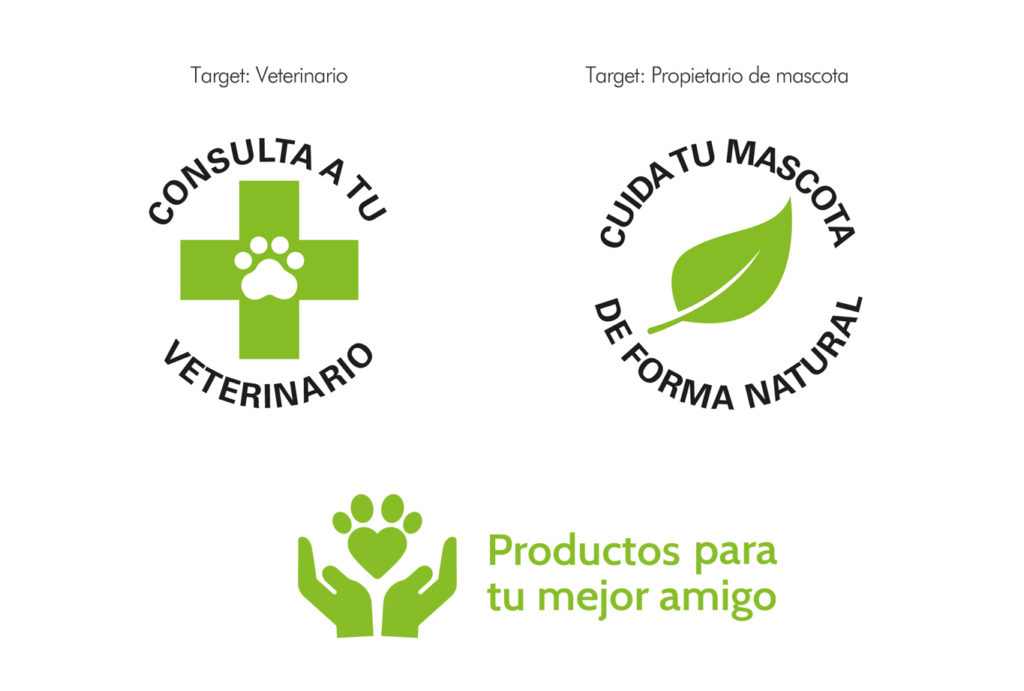 Mensajes diseño de packaging para el sector veterinario - Cantabria Labs - adn studio