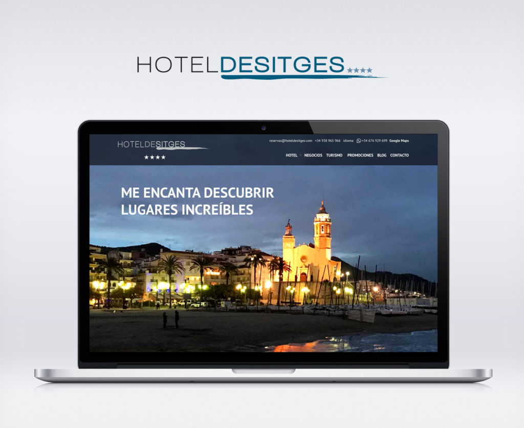 Comunicación turística y diseño web para Hotel Desitges