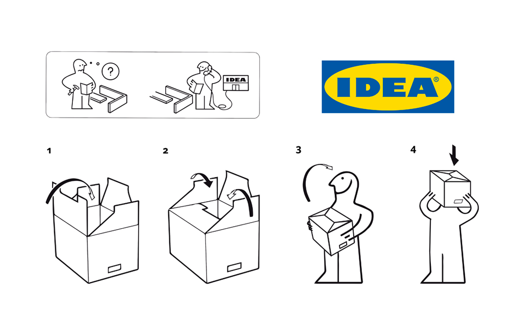 La magnífica tarea de montar una idea creativa de Ikea