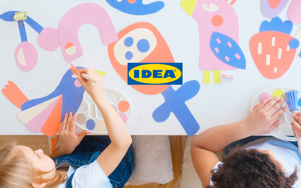 La creatividad de los niños en Ikea