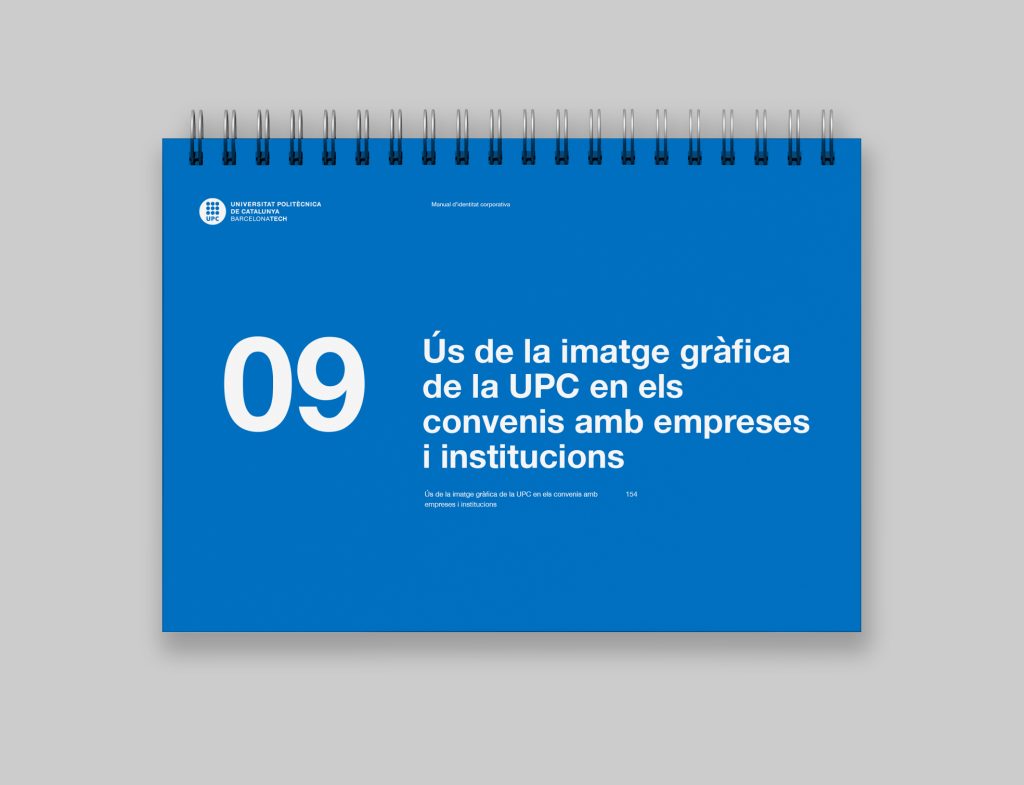 El diseño de manual de identidad corporativa para la Universitat Politècnica de Catalunya BarcelonaTech
