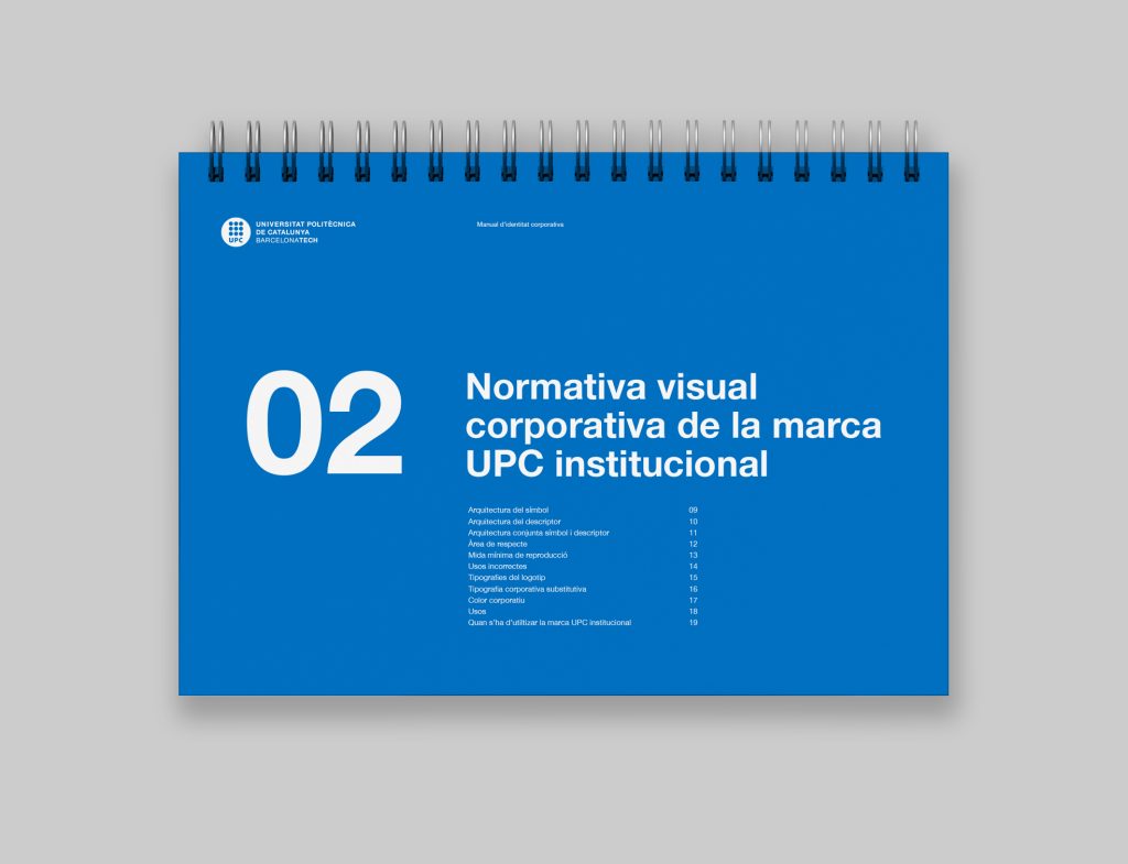 Disseny de manual d'identitat corporativa per a la Universitat Politècnica de Catalunya - BarcelonaTech - UPC