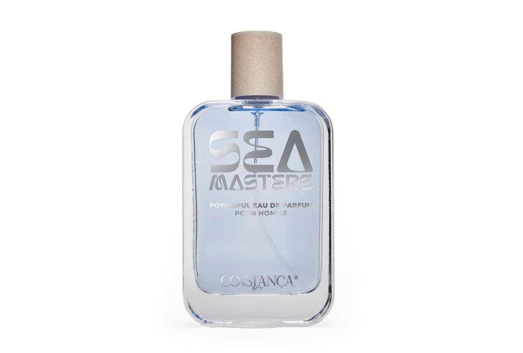 Branding, imagen de producto y diseño de packaging del perfume Sea Masters para Constança Barcelona