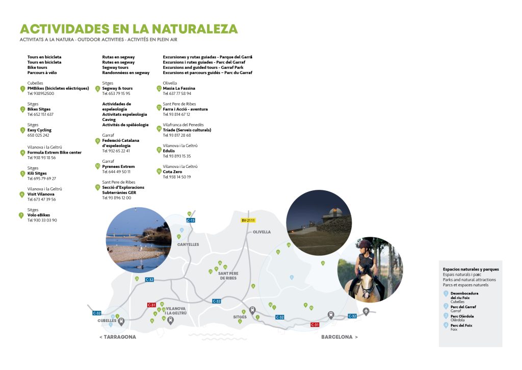 Fulletó de la marca Garraf Turisme