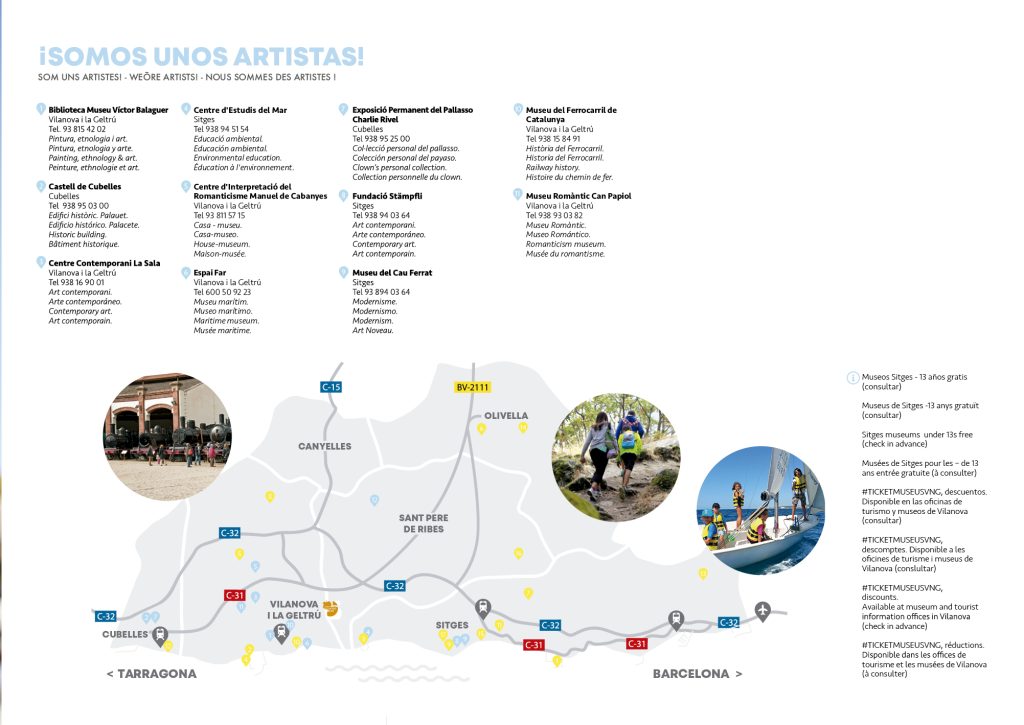 Fulletó de la marca Garraf Turisme