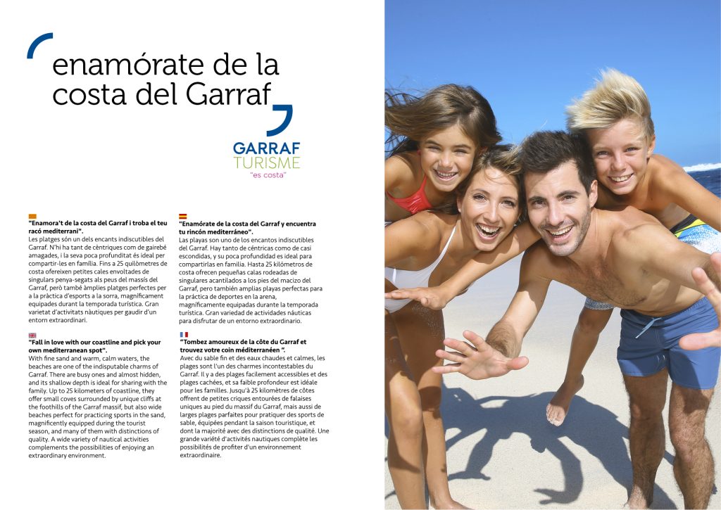 Fulletó de la marca Garraf Turisme