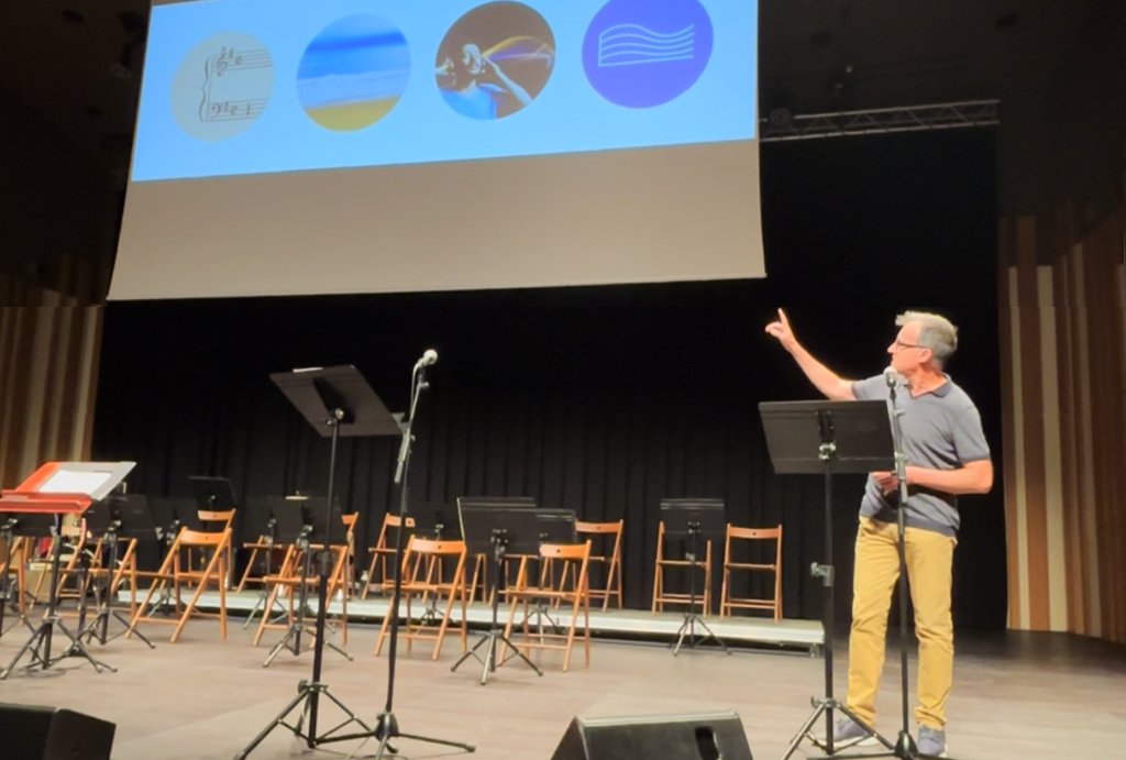 Disseny del logotip pel Conservatori de Música de Vilanova en el seu 50è aniversari