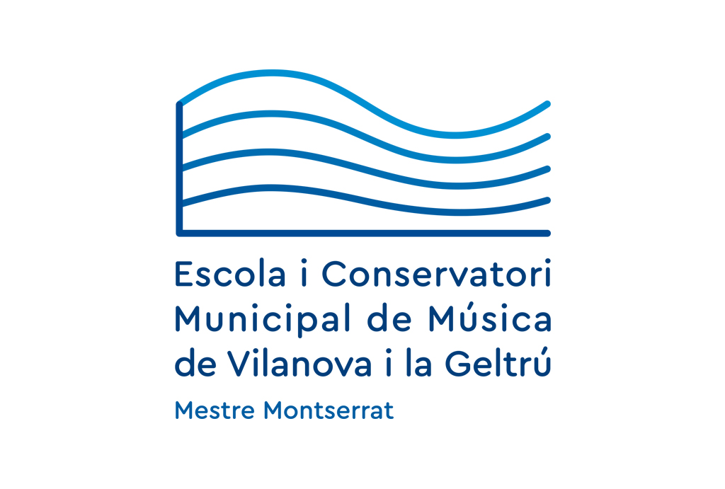 Disseny del logotip pel Conservatori de Música de Vilanova en el seu 50è aniversari