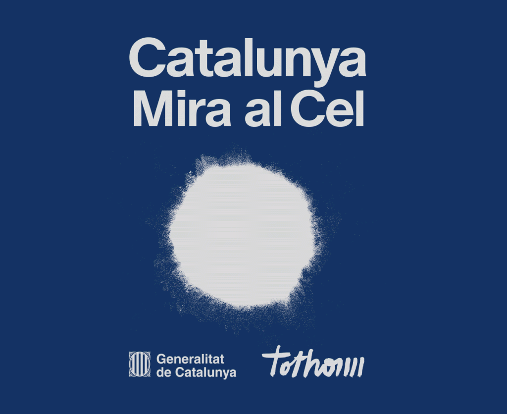 Creació d’espot institucional per anunciar l'eclipsi solar "Catalunya mira el cel"